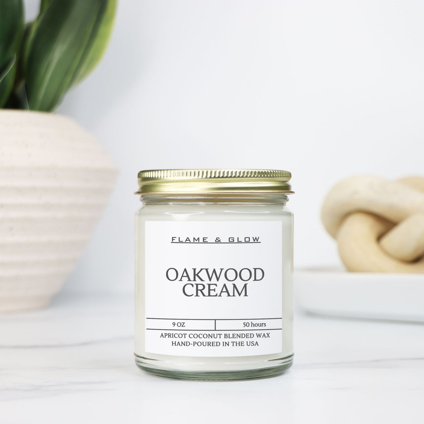 Clear9oz-Oakwood Cream